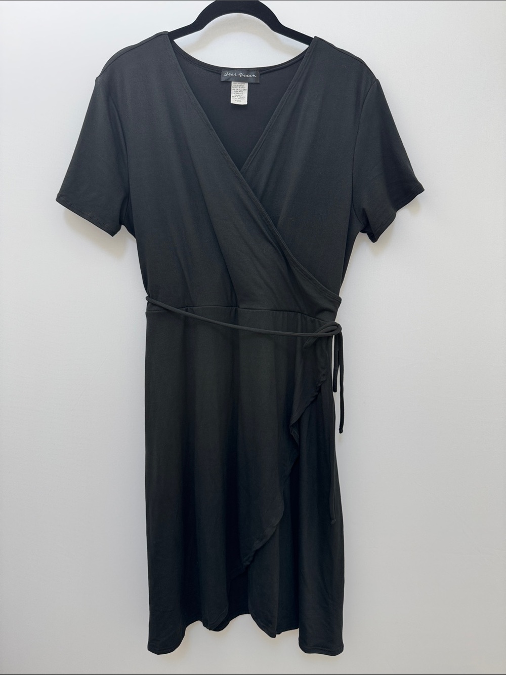 Black Ballerina Wrap Dress